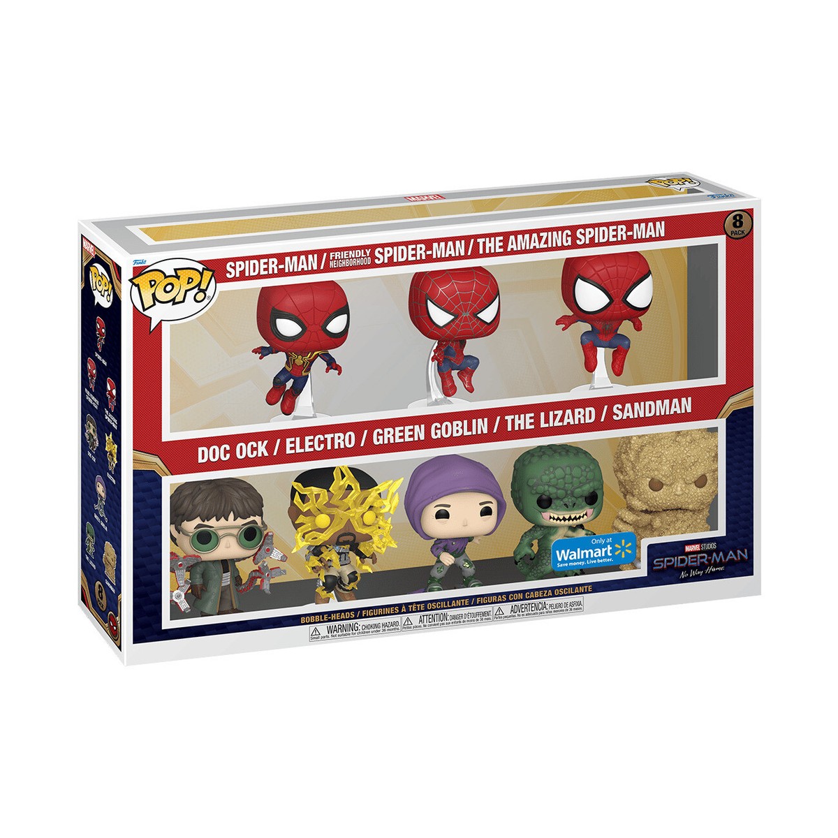Funko Pop! Marvel: Spider-Man: No Way Home 8 pack (Walmart