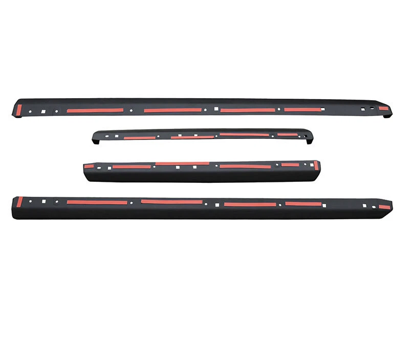 Faldones laterales de moldura de panel de puerta exterior para Subaru Forester 2019-2022 negro mate Foto 4 de 4