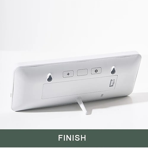 Digital LED Large Display Wall Desk Alarm Clock With Calendar Temperature Date - Picture 5 of 25