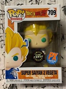 FUNKO Pop! DBZ Super Saiyan 2 Vegeta PX Previews Exclusive CHASE blemished box | eBay