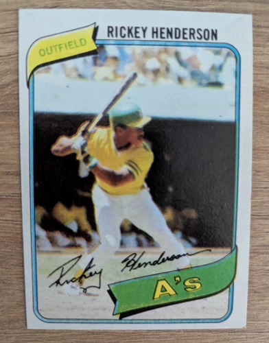 1980 Topps - Rickey Henderson #482 (RC)
