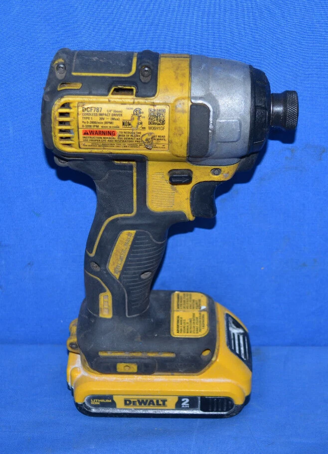 Dewalt DCF787C2 20V MAX Li ion Brushless 1 4 Impact Driver w