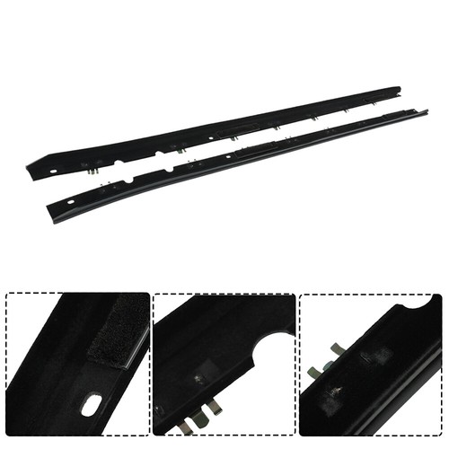 Set Of 4 Window Sweep Weatherstrip Felt Seal Kit For 1984-89 Chevrolet Corvette - Picture 8 of 16