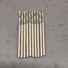 10 Firth Brown .86mm Micro Drills #66 1.5mm Shank HSS NEW UK - 0.86mm 0.86 mm