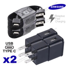 Adaptive Fast Wall Charger 4FT Type-C Cable For Samsung Galaxy A71 A52 A32 5G S9