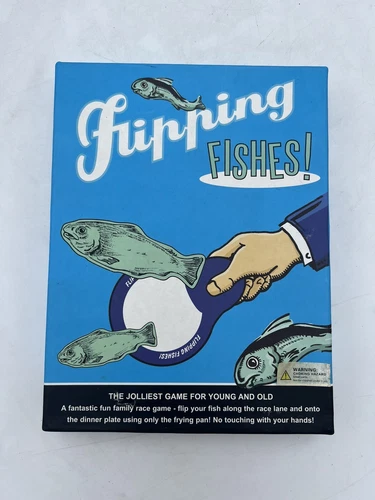 Gazebo Board Game Flipping Fishes! EUC 100% Complete Quick Ship