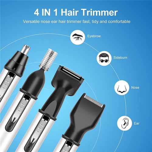 Nose Hair Trimmer For Men Rechargeable Ear and Nose Hair Trimmer Eyebrow Beard - Picture 3 of 10