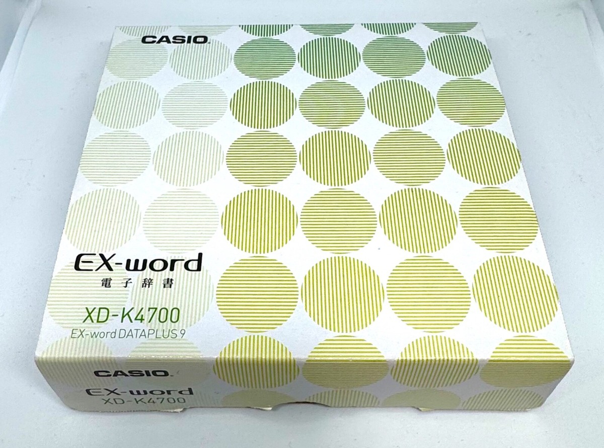 CASIO - CASIOカシオ 電子辞書 EXword DATAPLUS9 XD-K4700 CASIO Electronic Dictionary EX-word XD-K4700 DATAPLUS9 White