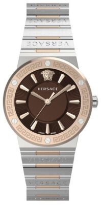 Versace Greca Logo VEVH01220 Quarzwerk Damen-Armbanduhr