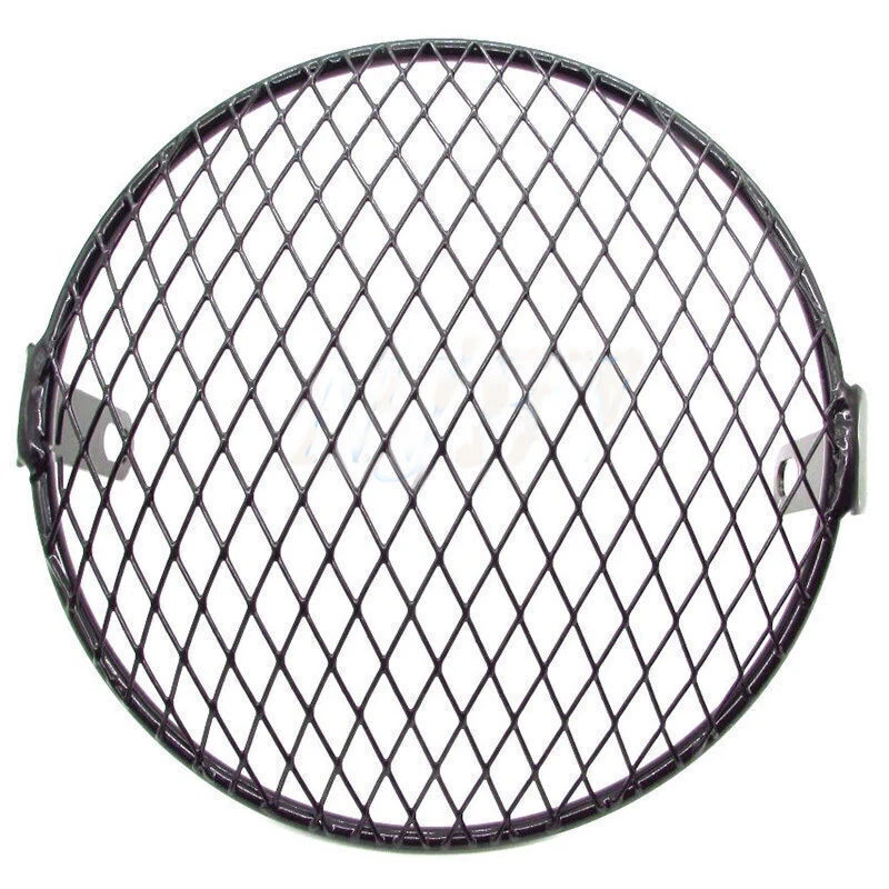 6,5-дюймовый черный сетчатый защитный чехол для фары гриля мотоцикла Harley - Изображение 2 из 4