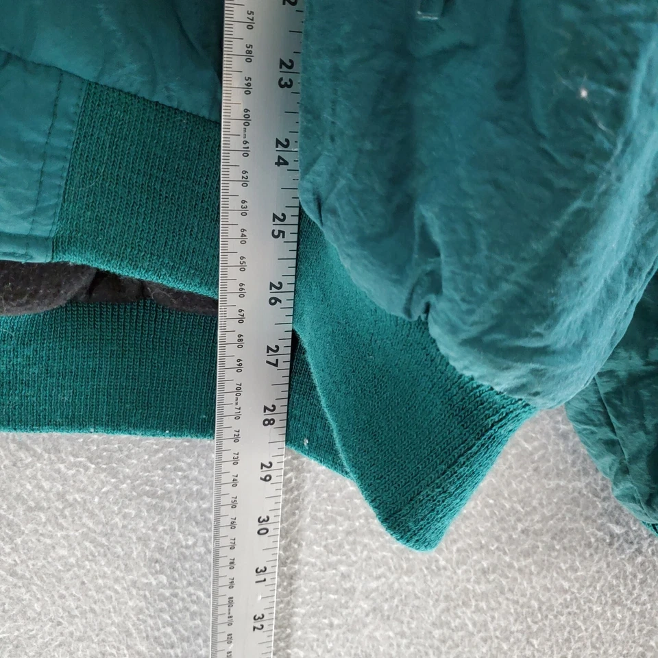 Chaqueta Pacific Trail para hombre grande verde azulado bolsillos cremallera completa manga larga cuello falso Foto 2 de 4