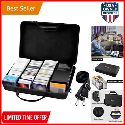 Large Capacity Trading Card Organizer Case for Baseball Football TCG Cards