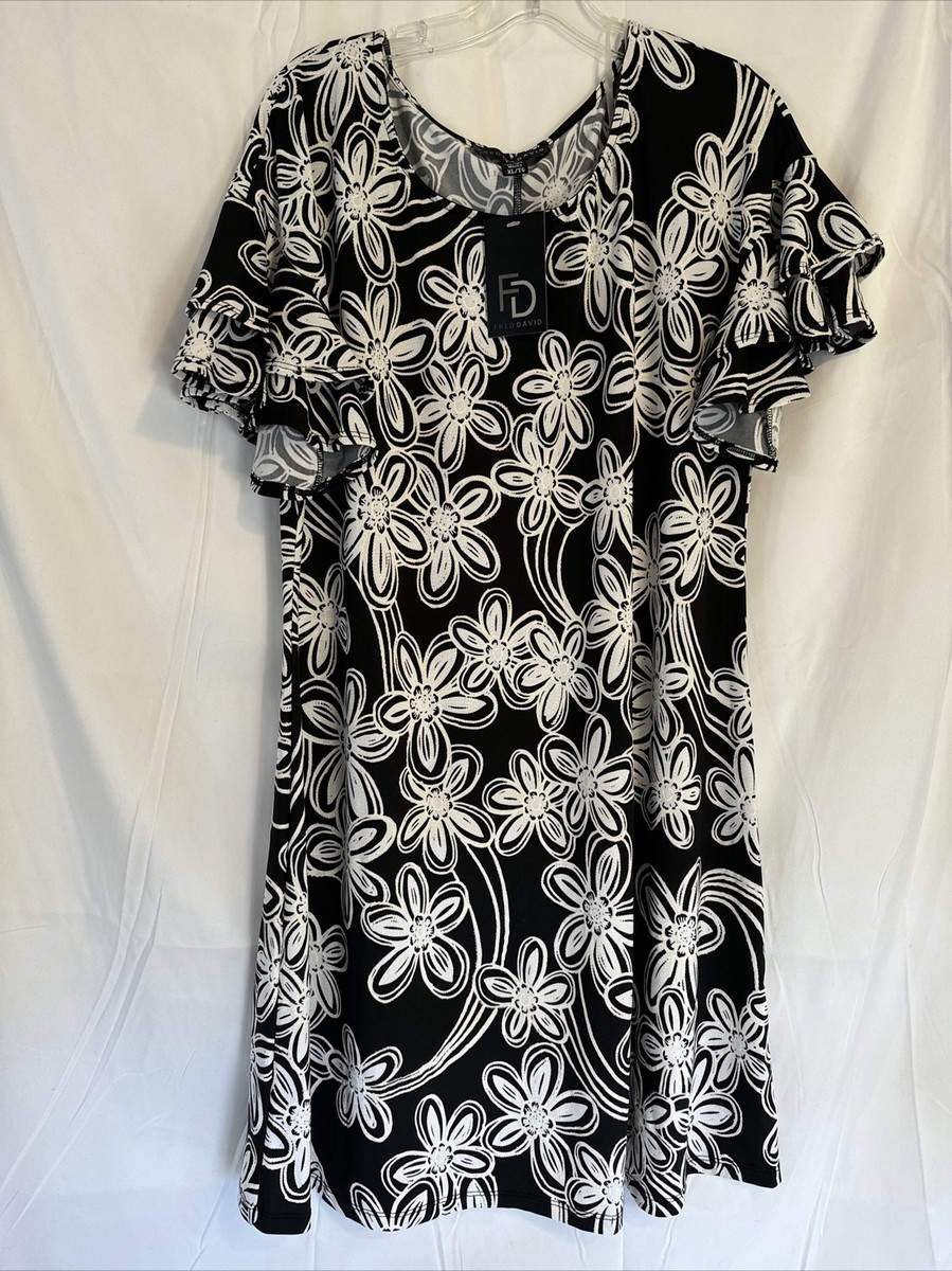 black and white tea party dress Pariaura Elegant Black White Polka Dot Autumn Dress For Women,Long Lantern  Sleeve Waist-Defining Cut Flowy Tea Party Dress,Fall French Style Polka Dot  Print