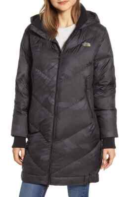THE NORTH FACE ALBROZ 550 FILL POWER HOODED JACKET TNF BLACK WAXED 