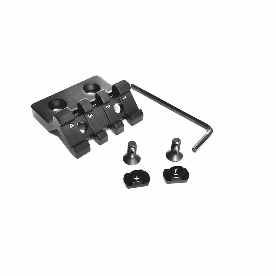 45 Degree Offset Light Optic Sight Picatinny Rail Mount Section for M300 M600 - Image 3 of 4