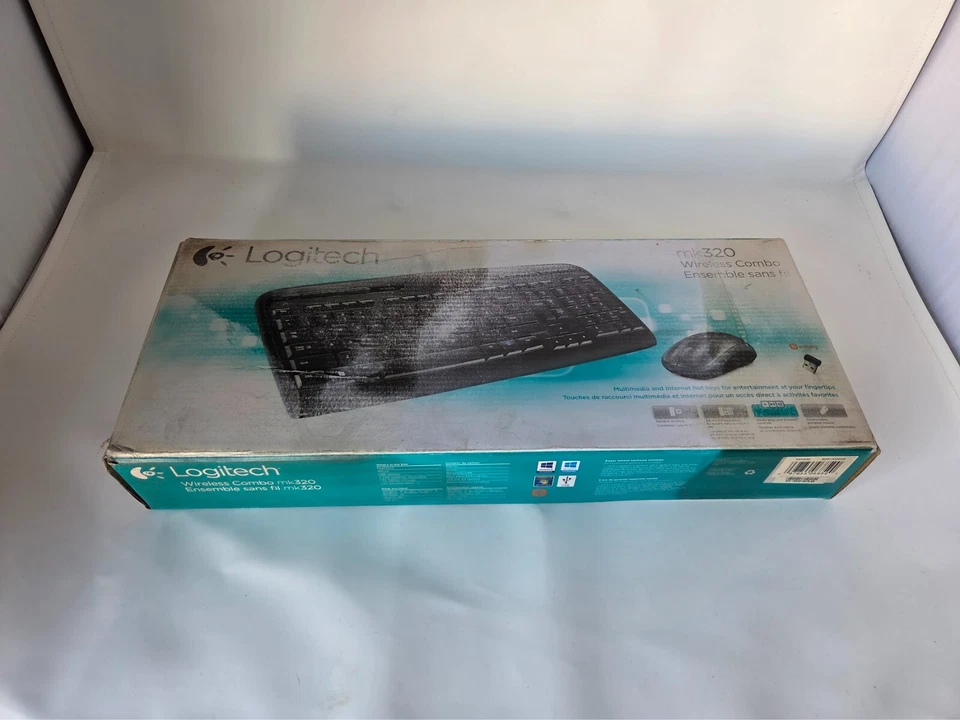 Logitech MK320 Wireless Keyboard Mouse Combo 2.4GHz USB Receiver in Box - Image 2 of 4