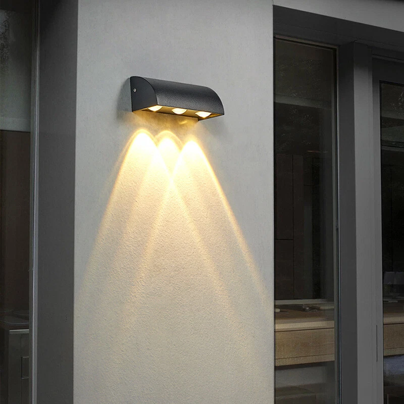 3W LED Outdoor Wall Sconce Light Fixture Waterproof Up Down Door