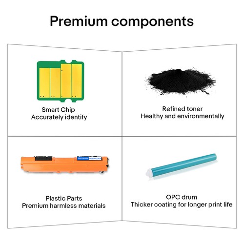 CF350A Black Toner Cartridge For HP Color LaserJet Pro MFP M177fw MFP M176n - Picture 3 of 24