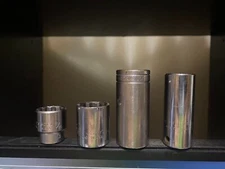 OVERFLOW USA MADE  5/8" - 1-1/4" sockets  3/8 1/2 drive price each 6pt 12pt