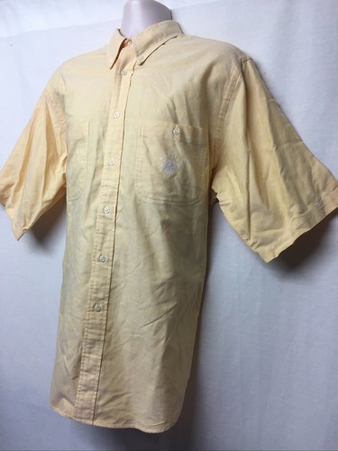Nautica Men's Fall Orange Short Sleeve Collared Button Down Shirt Size Large +K2 - Picture 5 of 10