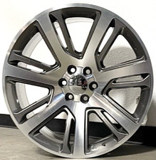 22 Gunmetal Gray Machined 4738 Replica Cadillac Escalade Platinum Wheels 6x5.5