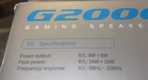 NEW Other! Edifier G2000 Bluetooth Gaming Speakers W/ RGB Light & PC Compatible - Picture 3 of 8