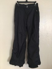 Obermeyer Juniors Black Insulated Ski Snow Pants Extended Wear System Size 8