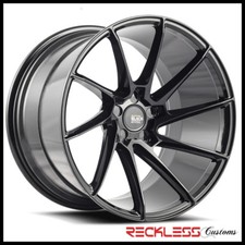 SAVINI 19" BM15 BLACK CONCAVE DIRECTIONAL WHEELS RIMS FITS BENZ W219 CLS500