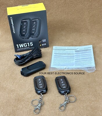 #ad NEW Firstech Compustar RF 1WG15 AP 1 Way 4 Button Remote Start Key Fob Kit $44.65