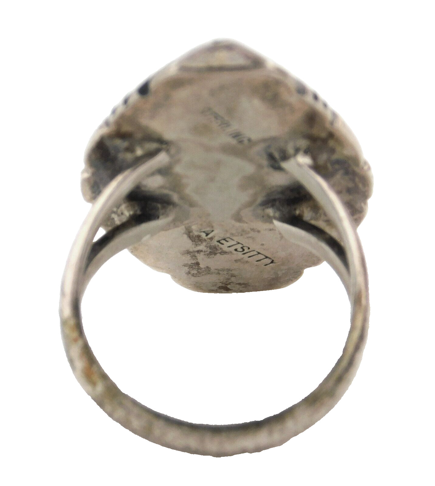 Signed A Etsitty Native American 925 Sterling Sil… - image 5