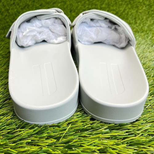 Nobull Mens Size 11 Gray Green Beach Walking Slip-On Adjustable Slide Sandals - 第 6/10 張圖片