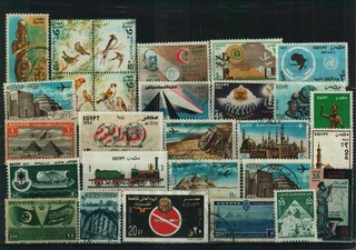 Ägypten Briefmarken 1 Steckkarte postfrisch/gestempelt