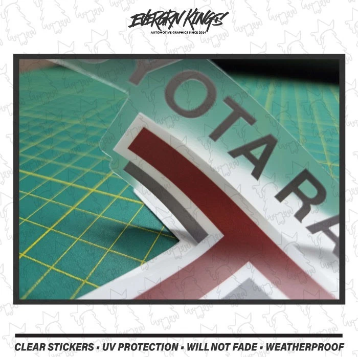 TRD SPORT 3D Clear Bedside Stickers for 95-11 Toyota Tacoma Truck Decals - GRAY - Image 3 of 4