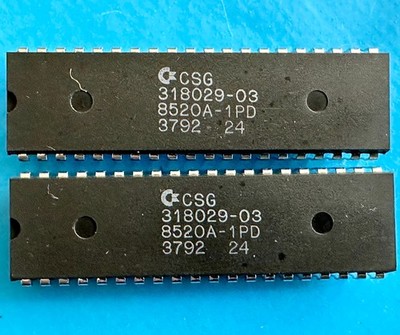 8520A-1PD (2x) ODD EVEN from an Amiga 500 CSG 8520A-1 #P. Week 37 92