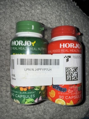 HORJOY Fruits and Veggies/Vitamins Supplements Dietary Nutritional -180 Capsules