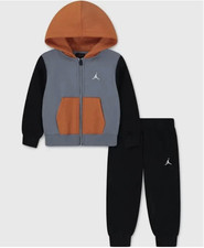Nike Jordan Youth Colorblock Full Zip Hoodie set, New with tags. 65 Retail