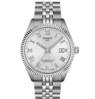 TISSOT Ballade Automatic 80 COSC Chronometer Stainless Men's Watch New in Box