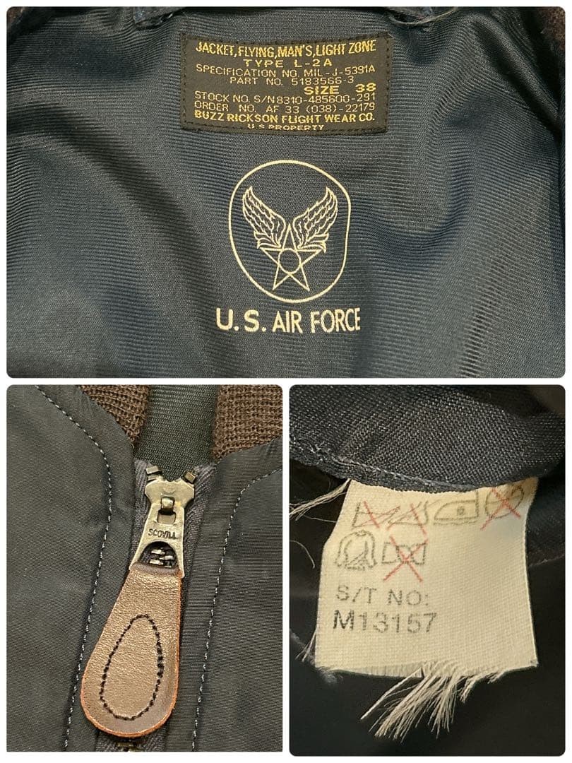 Excellent Authentic Buzz Rickson’s L-2A Flight Ja… - image 13