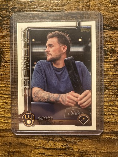 2025 Topps Series 1 - Brice Turang Golden Mirror Variation #45 (SSP) Brewers