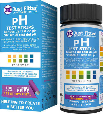 pH Test Strips for Monitoring Acid and Alkaline Levels   125 Strips