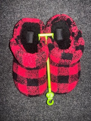 NEW Crocs Adult Classic Buffalo Check Cozzzy Slippers Sz M5 W7 210755-6WG