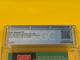 RBI Baseball 95 (CGC 8.5 w/ 9.0 Cart!!!) Sega Genesis 32X not WATA PSA VGA 😊