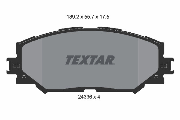 Plaquettes de frein Textar 2433601 pour vos voyages en famille OE 0446502220
