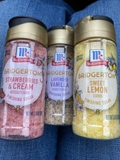 McCormick Bridgerton Finishing Sugar 3 Pack Strawberries Cream, Lemon, Lavender