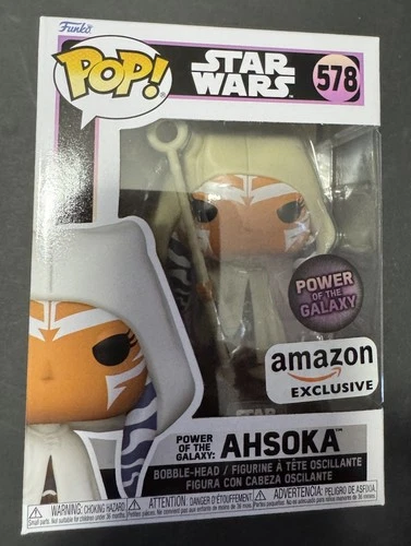 Funko Pop Star Wars Power of the Galaxy Ahsoka Special Edition w Protector