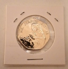 Jeremy Fisher 2017 50p uncirculated Coin.