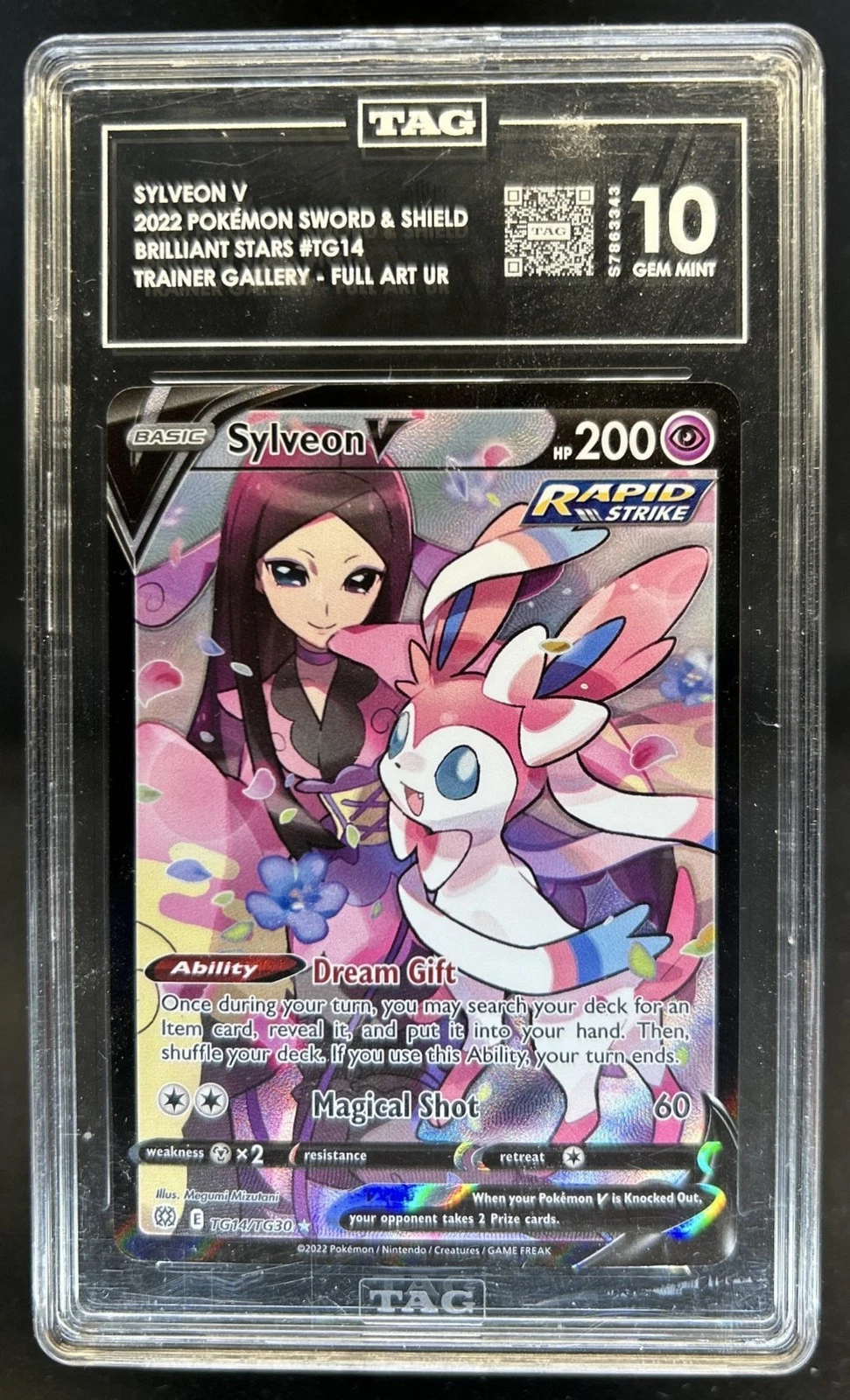 2022 Pokemon SWSH Brilliant Stars Sylveon V Trainer Gallery #TG14/TG30 TAG 10