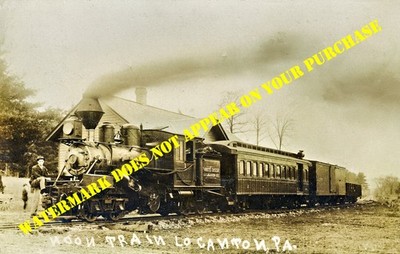 White Deer & Loganton Loganton PA station 8½'' X 11''  enlargement from postcard