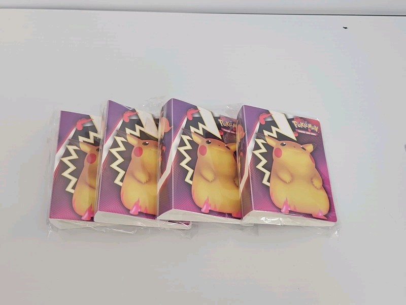 Pokémon Pikachu Charizard Vmax Gigantimax Mini Portfolio Card Binder Lot Of 4 