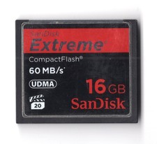  DENTED SanDisk Extreme 16GB 60MB/s UDMA CF Compact Flash Memory Card
